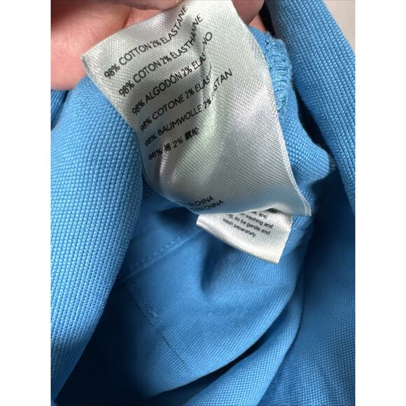 Anthropologie Shorts Womens‎ 28 Blue Cargo The Wanderer Button Fly Casual Preppy - Picture 5 of 7
